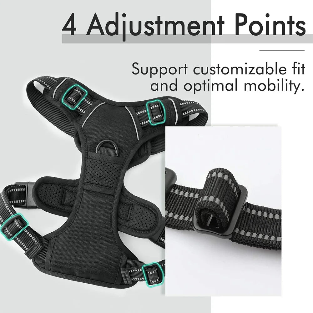 ComfortFit No-Pull Adjustable Dog Harness – Safe, Secure & Easy to Wear