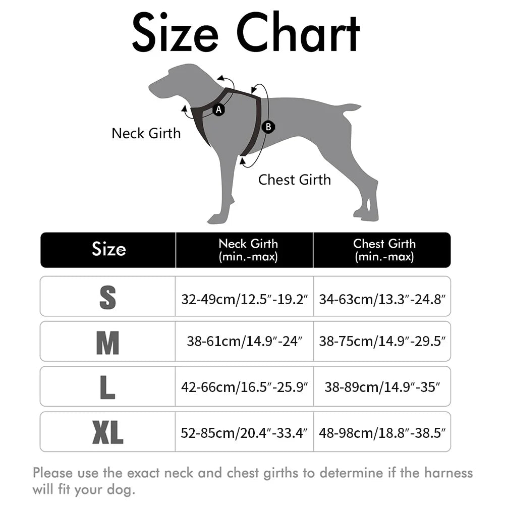 ComfortFit No-Pull Adjustable Dog Harness – Safe, Secure & Easy to Wear