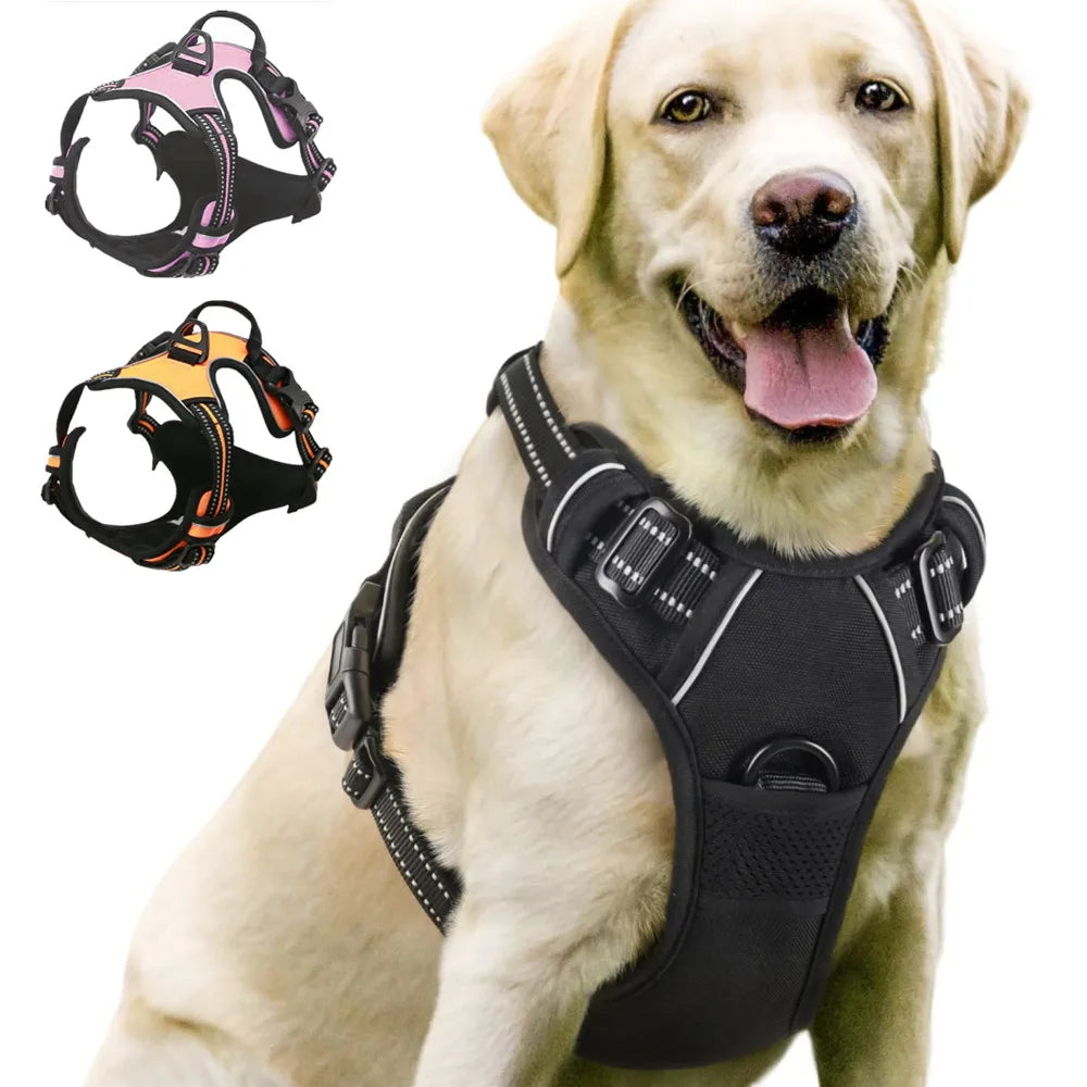 ComfortFit No-Pull Adjustable Dog Harness – Safe, Secure & Easy to Wear