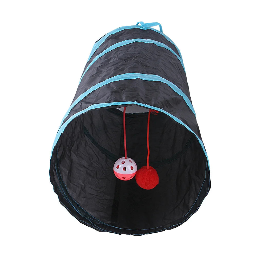 Collapsible Cat Tunnel | Fun Hideaway for Cats & Kittens